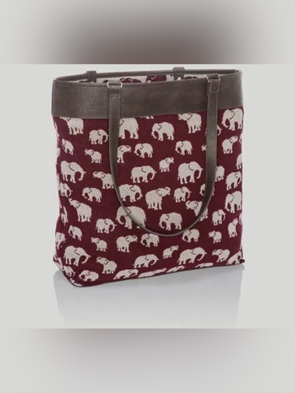 Thirty-One Reversible Safari Weave Tote AH-55 New In Original Packaging